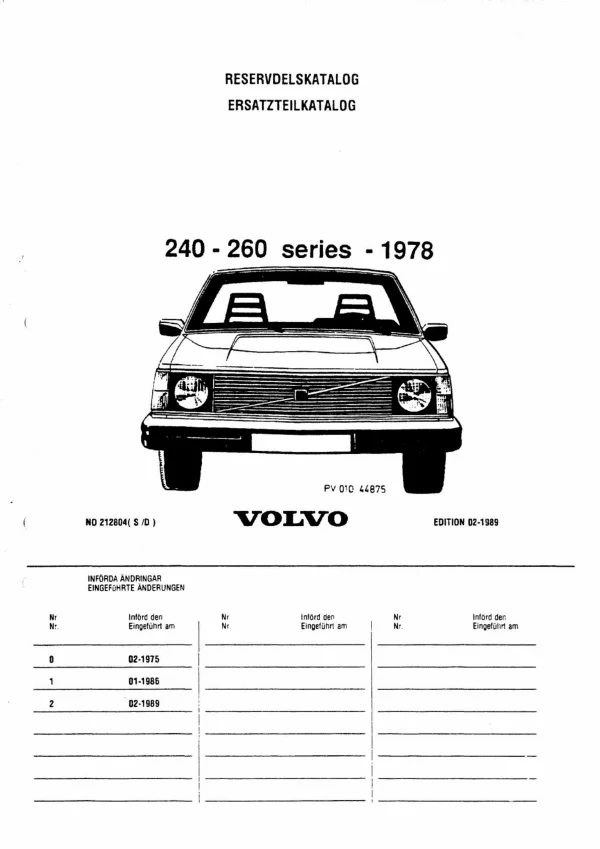 240 / 260 1978