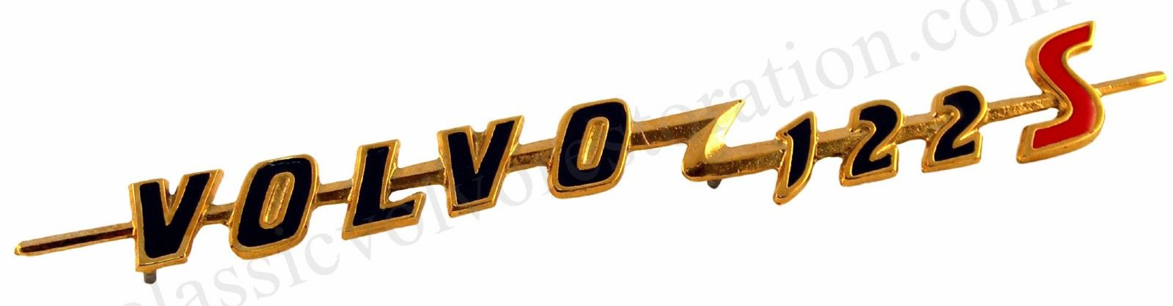 Emblem "Volvo 122S" till Volvo Amazon