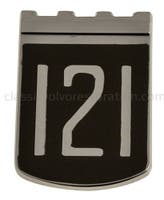 Emblem "121" till Volvo Amazon 1965-70 — bild 2 av 2
