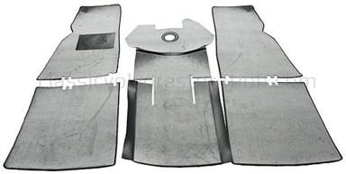 Mattsats till Volvo PV444, grå textil