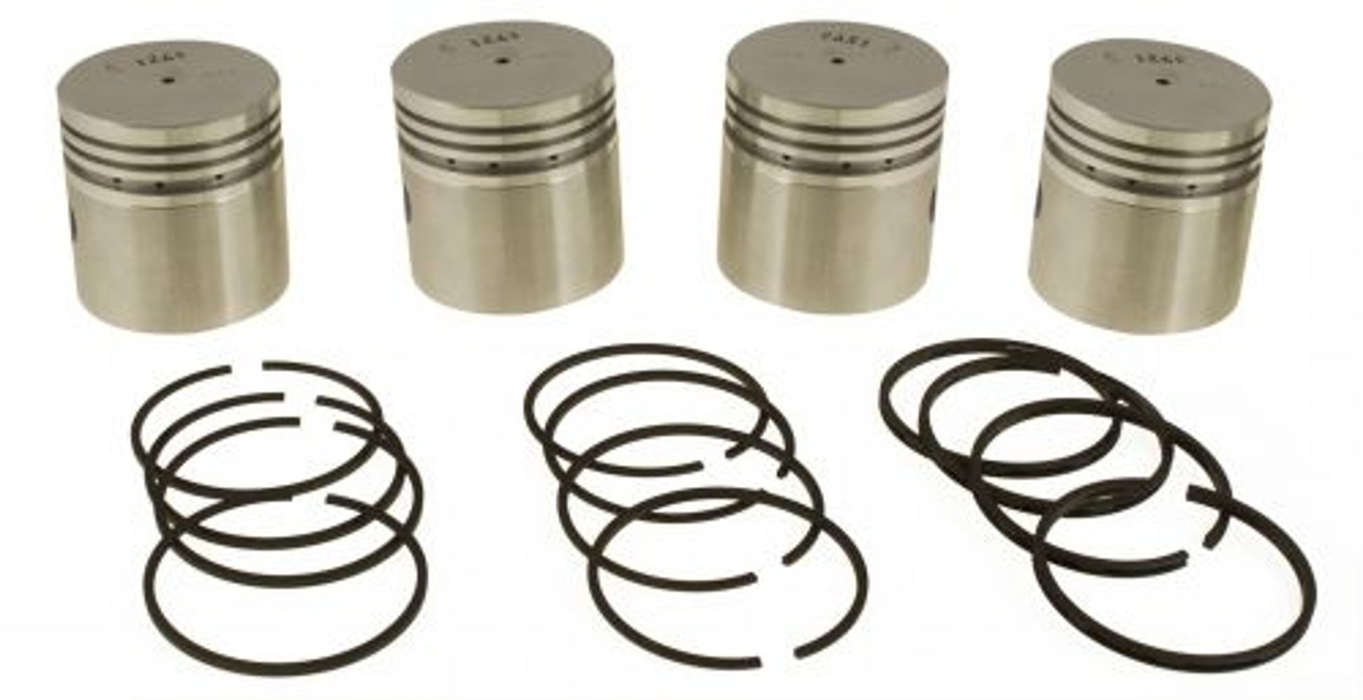 Kolvsats med ringar B4B standard till Volvo PV444, Duett