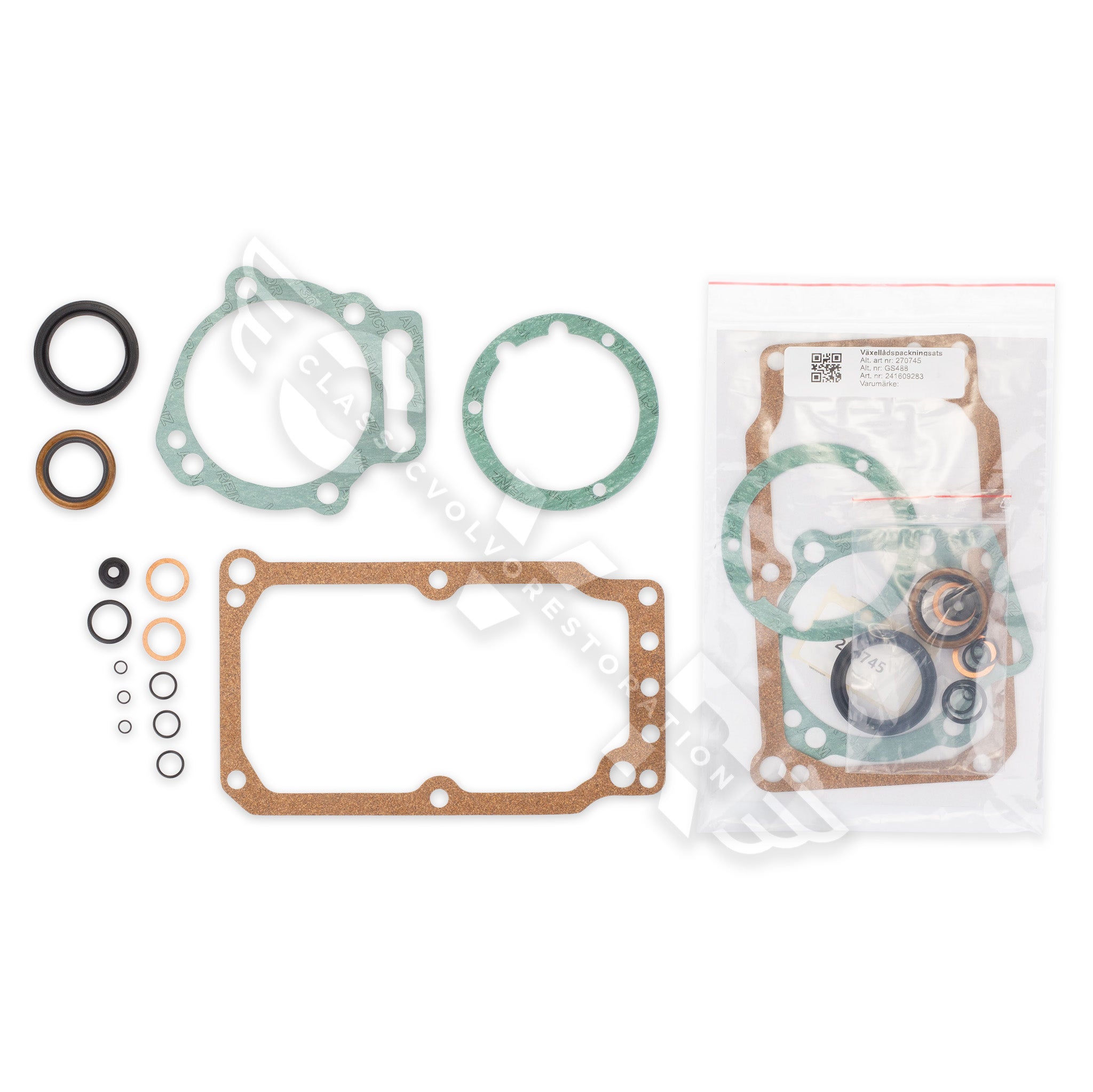 Packningssats växellåda till Volvo M30, M40 1967- — bild 2 av 2