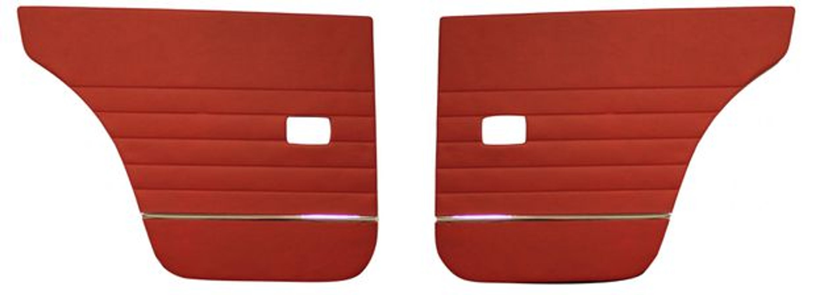 Dörrpaneler bak till Volvo Amazon 4d, Amazon Kombi 1963-64 röd — bild 2 av 2