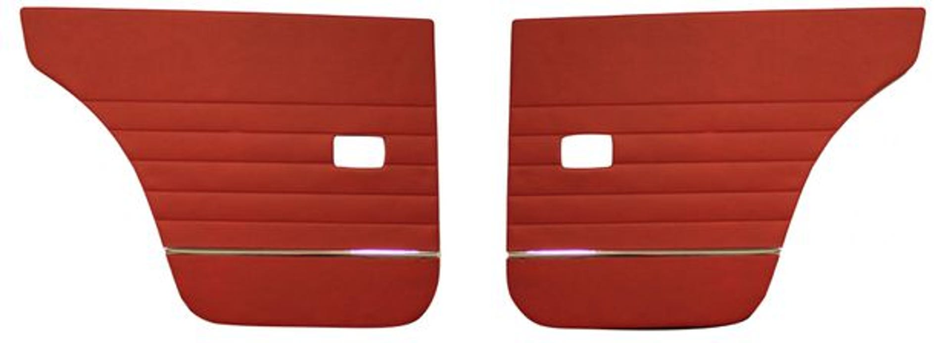 Dörrpaneler bak till Volvo Amazon 4d, Amazon Kombi 1963-64 röd — bild 2 av 2
