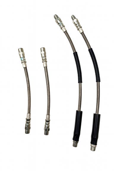 Bromsslangsats till Volvo 850, S70, V70, C70, 2WD -16", metallomspunnen