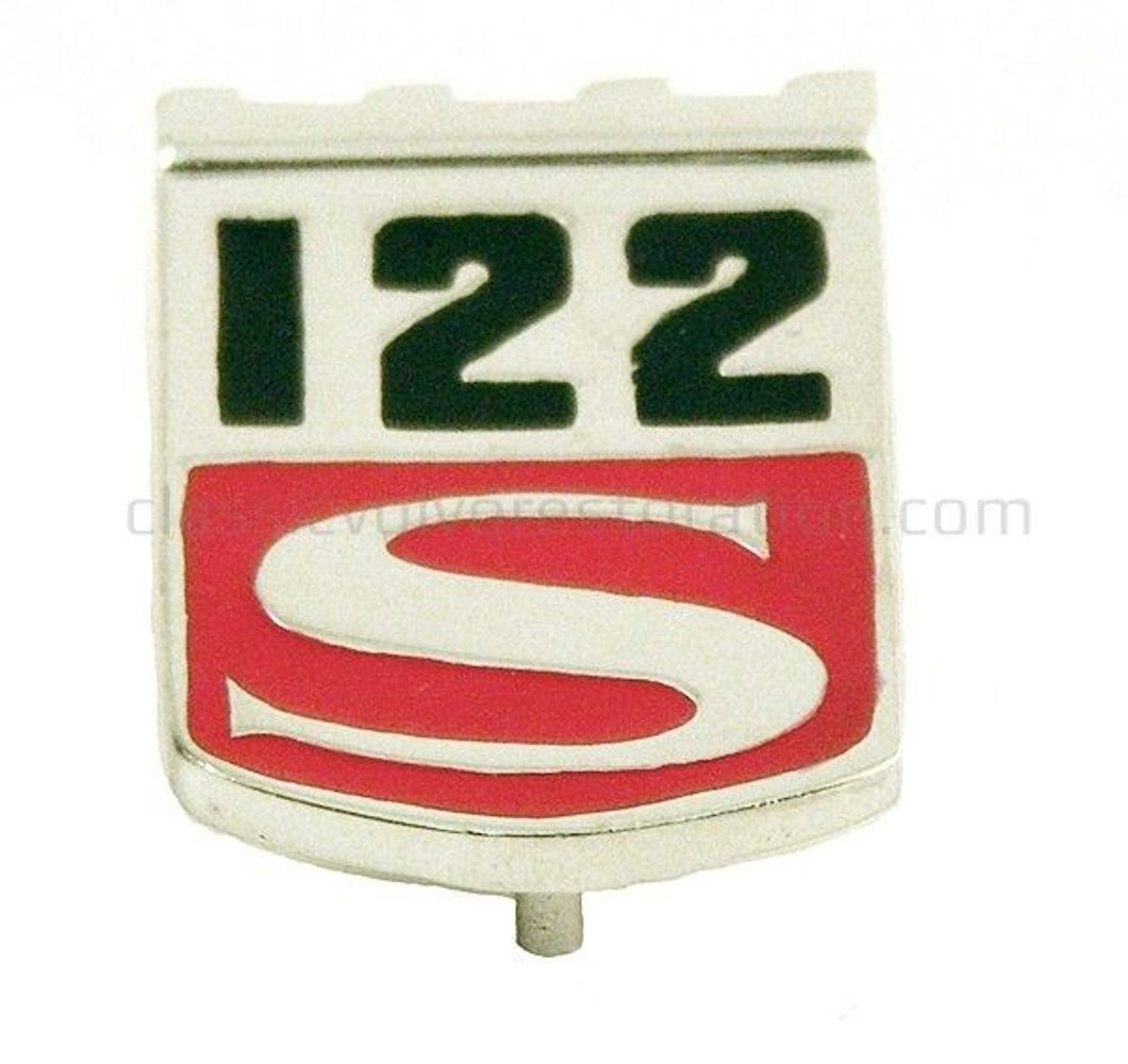 Emblem "122S" till Volvo Amazon 1965-70 — bild 2 av 2