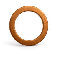 Kopparbricka 13,3x18,7x1,25 mm till Volvo PV444, PV544, Duett, Amazon, Amazon Kombi — bild 2 av 2