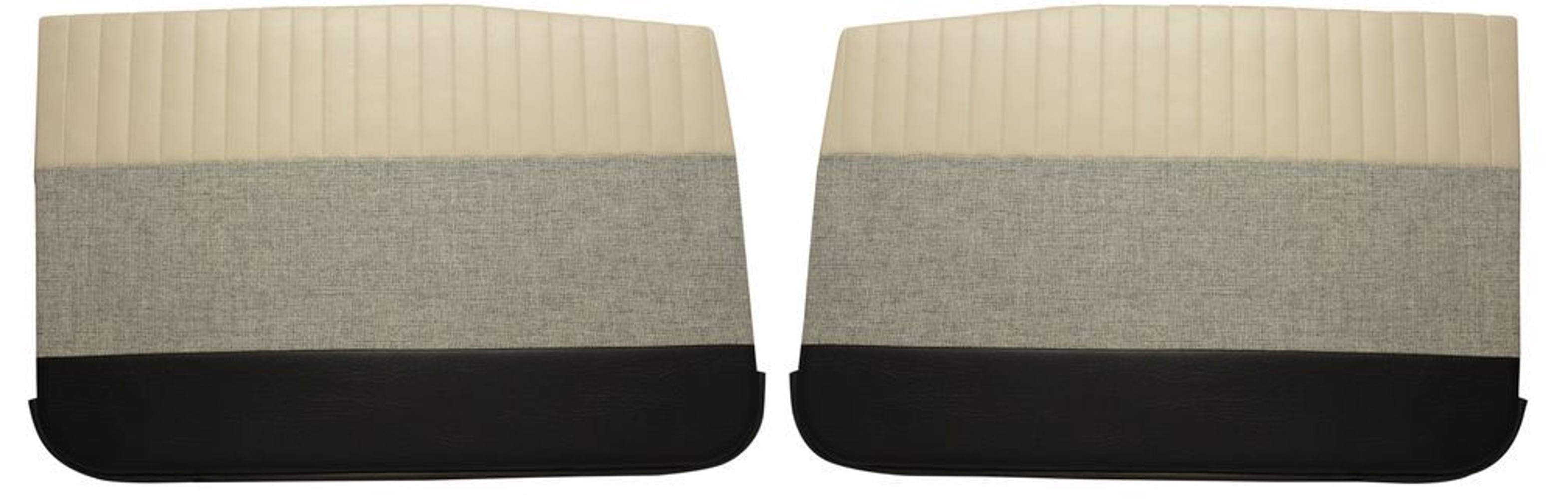 Dörrpaneler fram till Volvo Amazon 4d 1959-60, beige/grå/svart