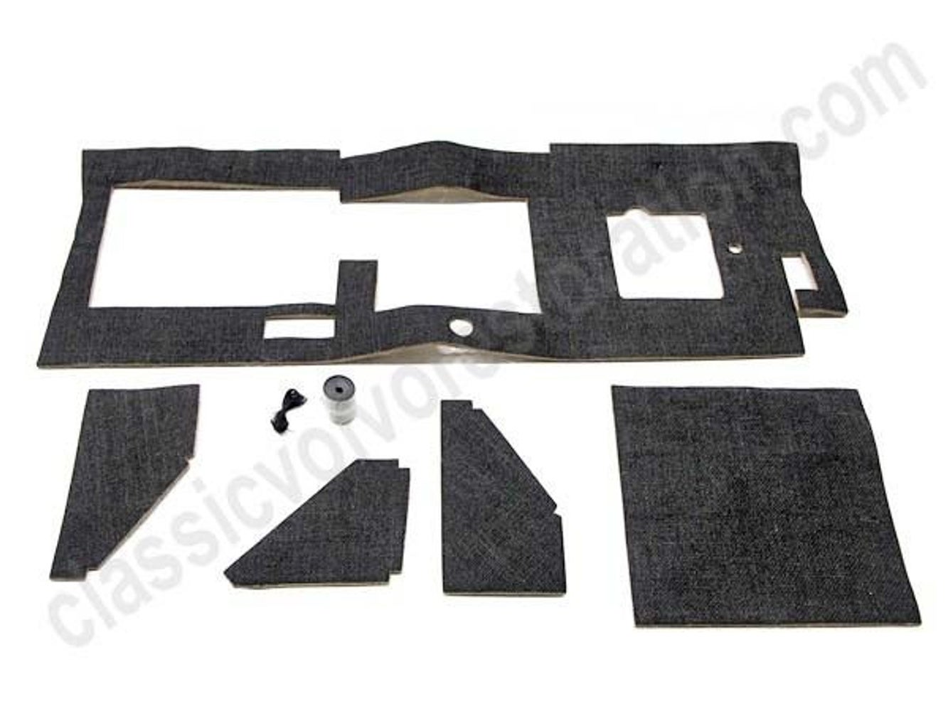 Matta torped Till P1800 1964-1973 svart