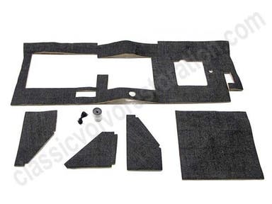Matta torped Till P1800 1964-1973 svart