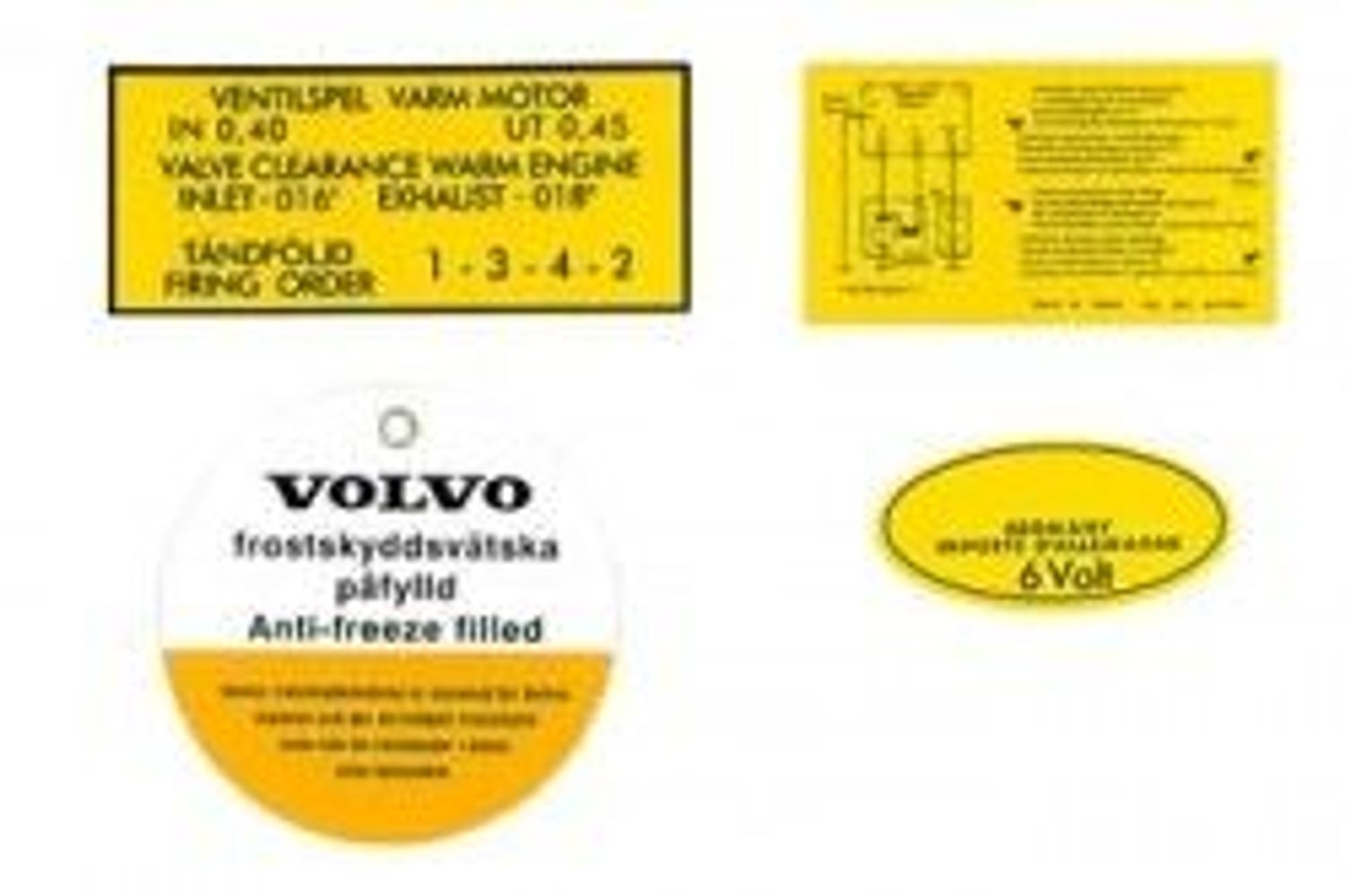 Dekalsats till Volvo B16A