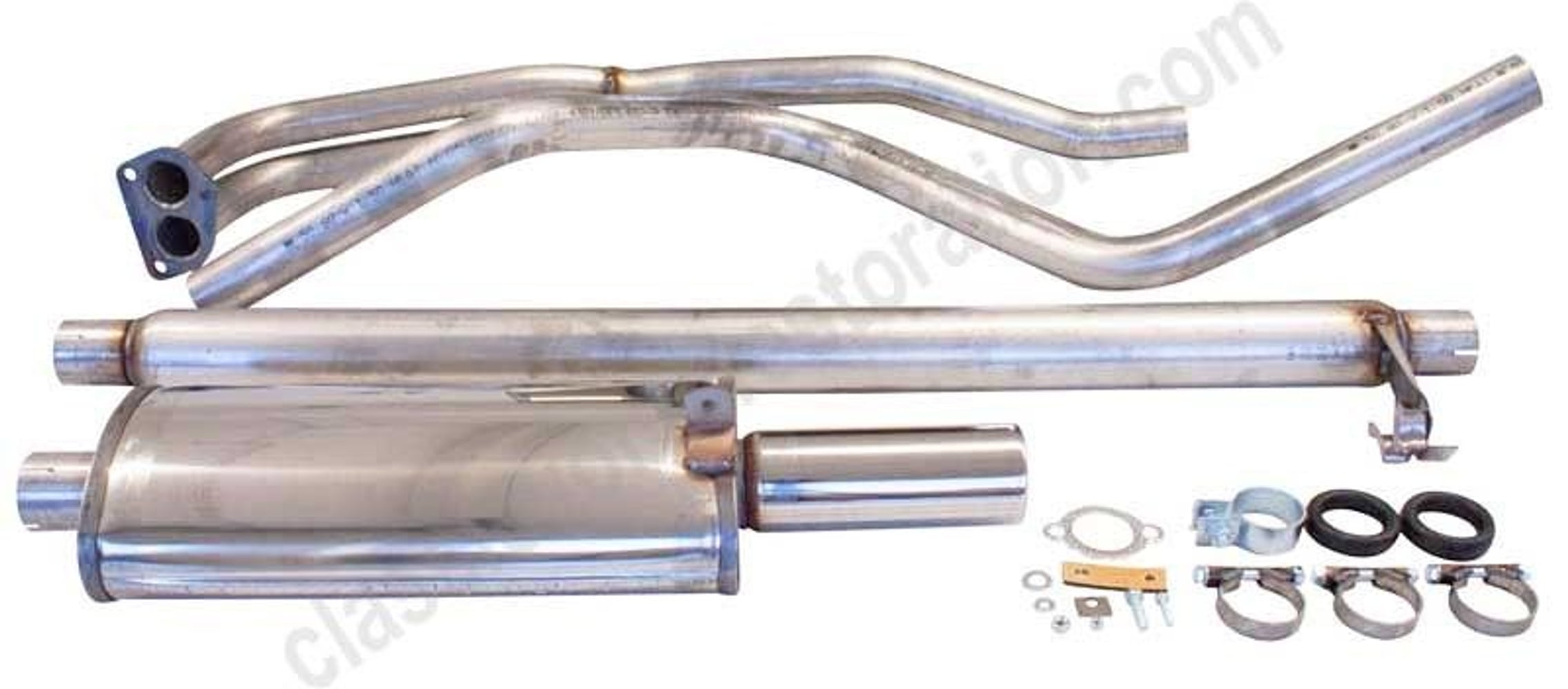 Avgassystem till Volvo Amazon, 1967-70, 2" sport, rostfri