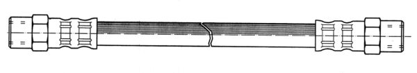 Bromsslang fram till Volvo 240, 245, 260, 262, 265, 740, 760, 780, 940, 960, S90, V90, V90 1979-99 — bild 2 av 2