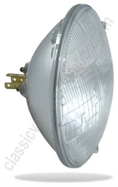 Strålkastare 12V sealed beam halogen