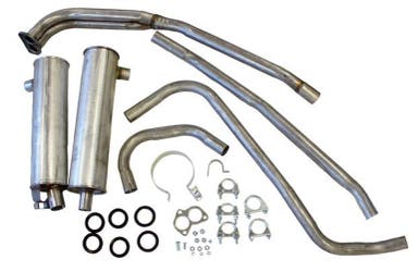 Avgassystem till Volvo 140, 1967-73, B18A, B18B, B18D, B20A, B20B, B20D
