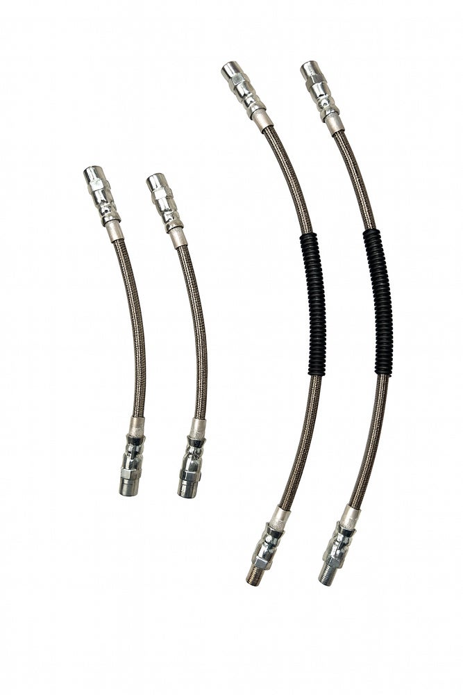 Bromsslangsats till Volvo 850, S70, V70, C70, 2WD -15", metallomspunnen