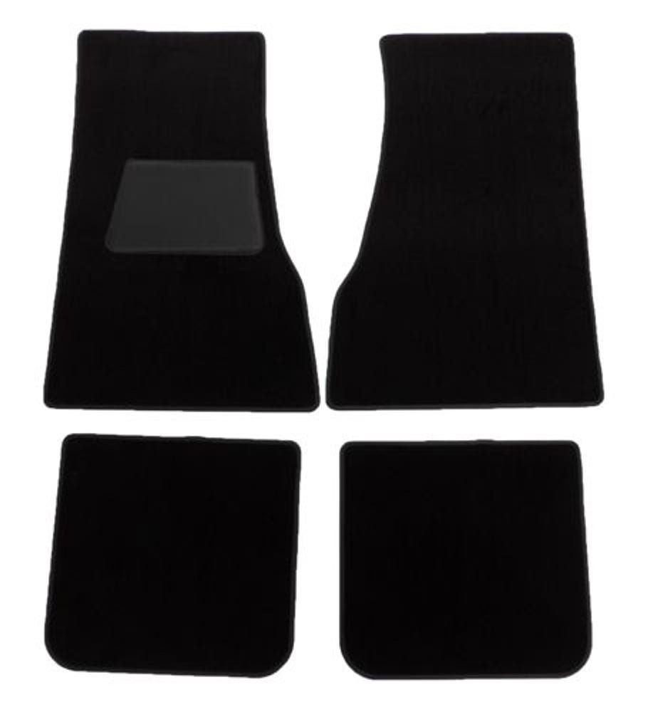 Mattsats Tillbehör till Volvo 140 1973-74, svart textil