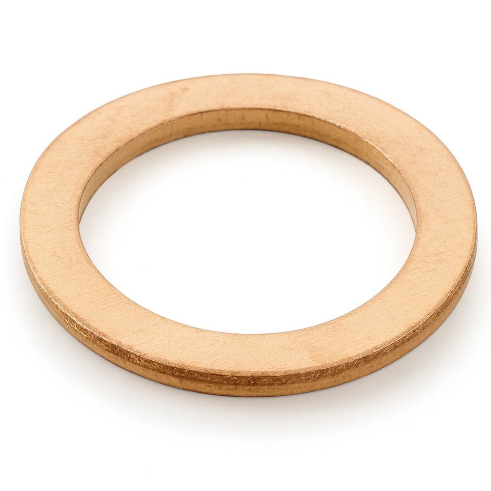 Kopparbricka 16,2x21,6x1,4 mm till Volvo PV444, PV544, Duett, Amazon, Amazon Kombi, 1800 — bild 2 av 2