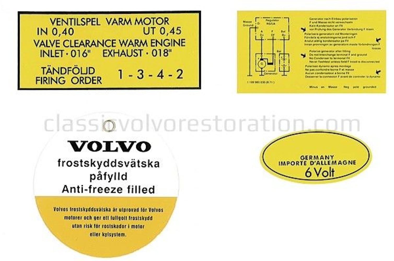 Dekalsats till Volvo B16A — bild 2 av 2