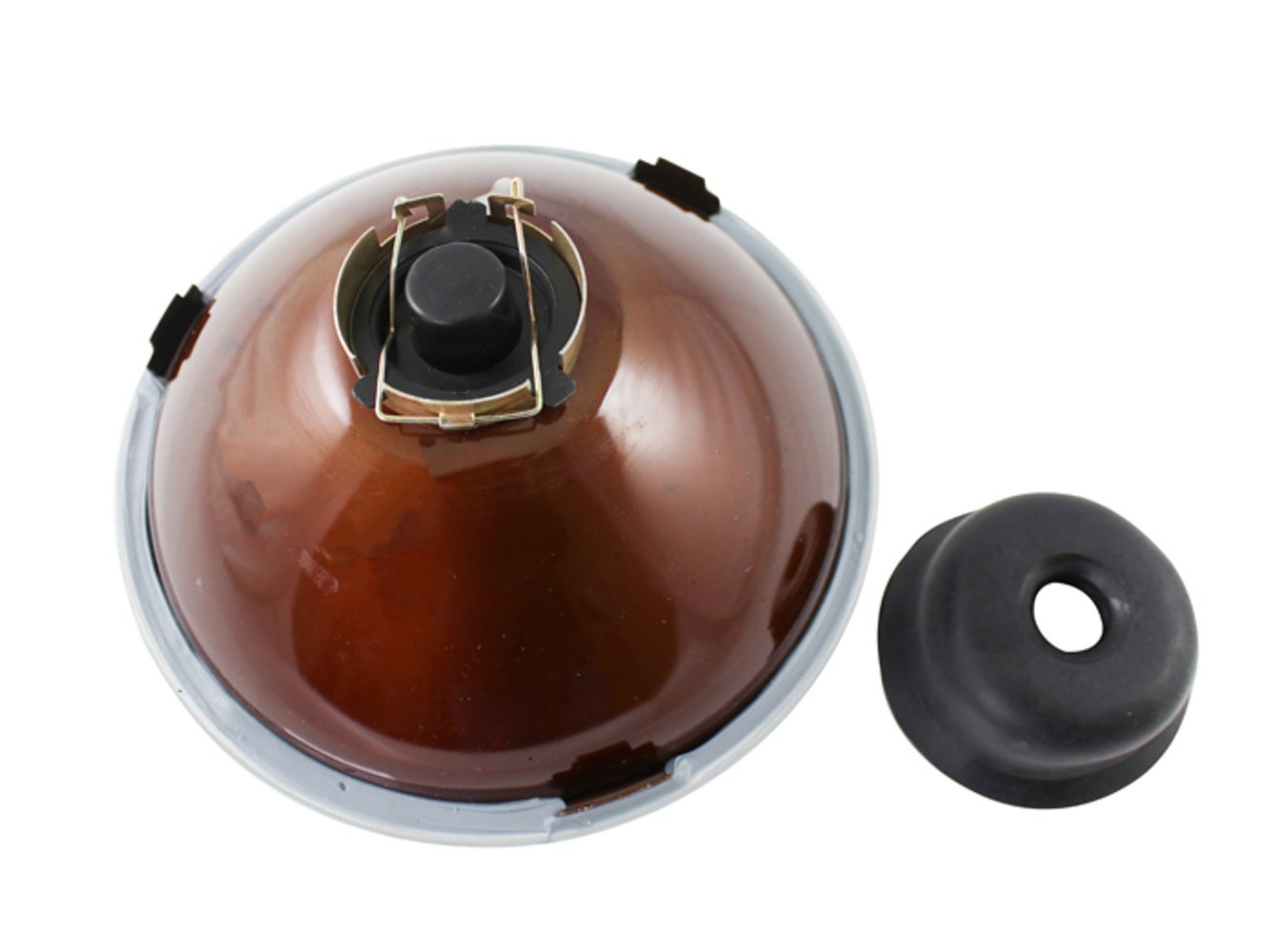 Strålkastare H4 7" kupat glas — bild 2 av 3
