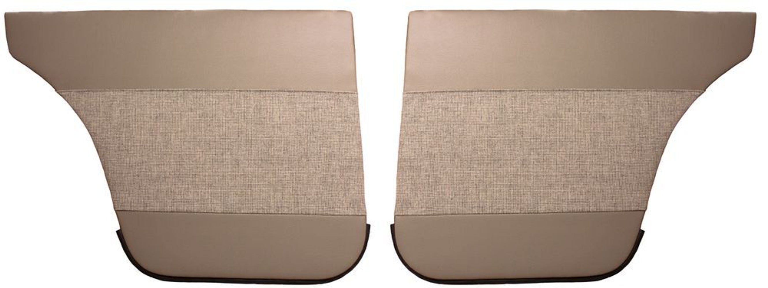 Dörrpaneler bak till Volvo Amazon 4d, 1960-61, grå/gråbeige