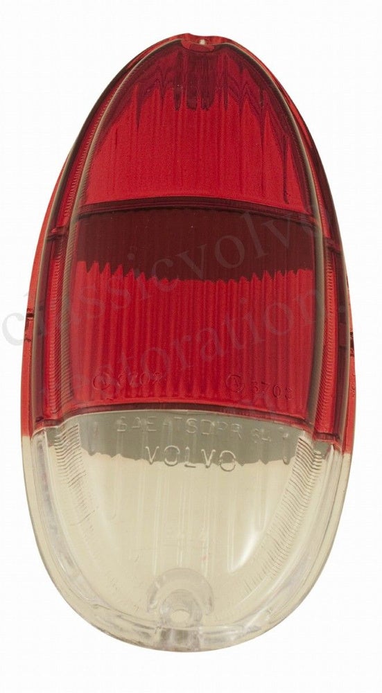 Bakljusglas till Volvo Amazon 1963-, US, rött/rött/vitt