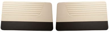 Dörrpaneler till Volvo PV444 1955-58 US röd/beige/svart omonterade