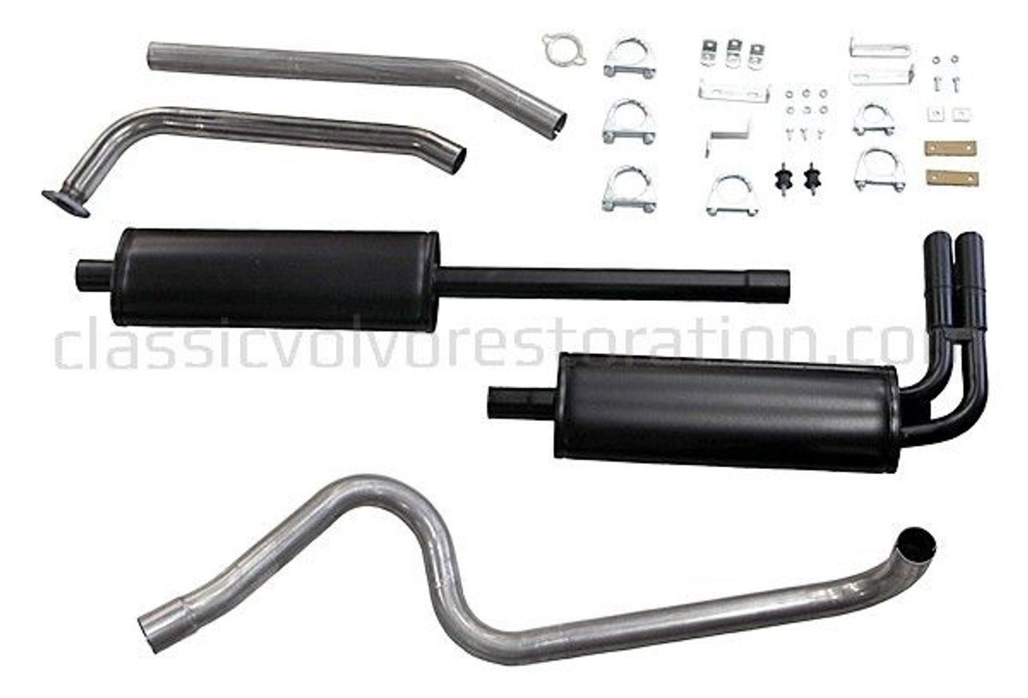 Avgassystem till Volvo PV544, 1961-65, B18, 2" sport