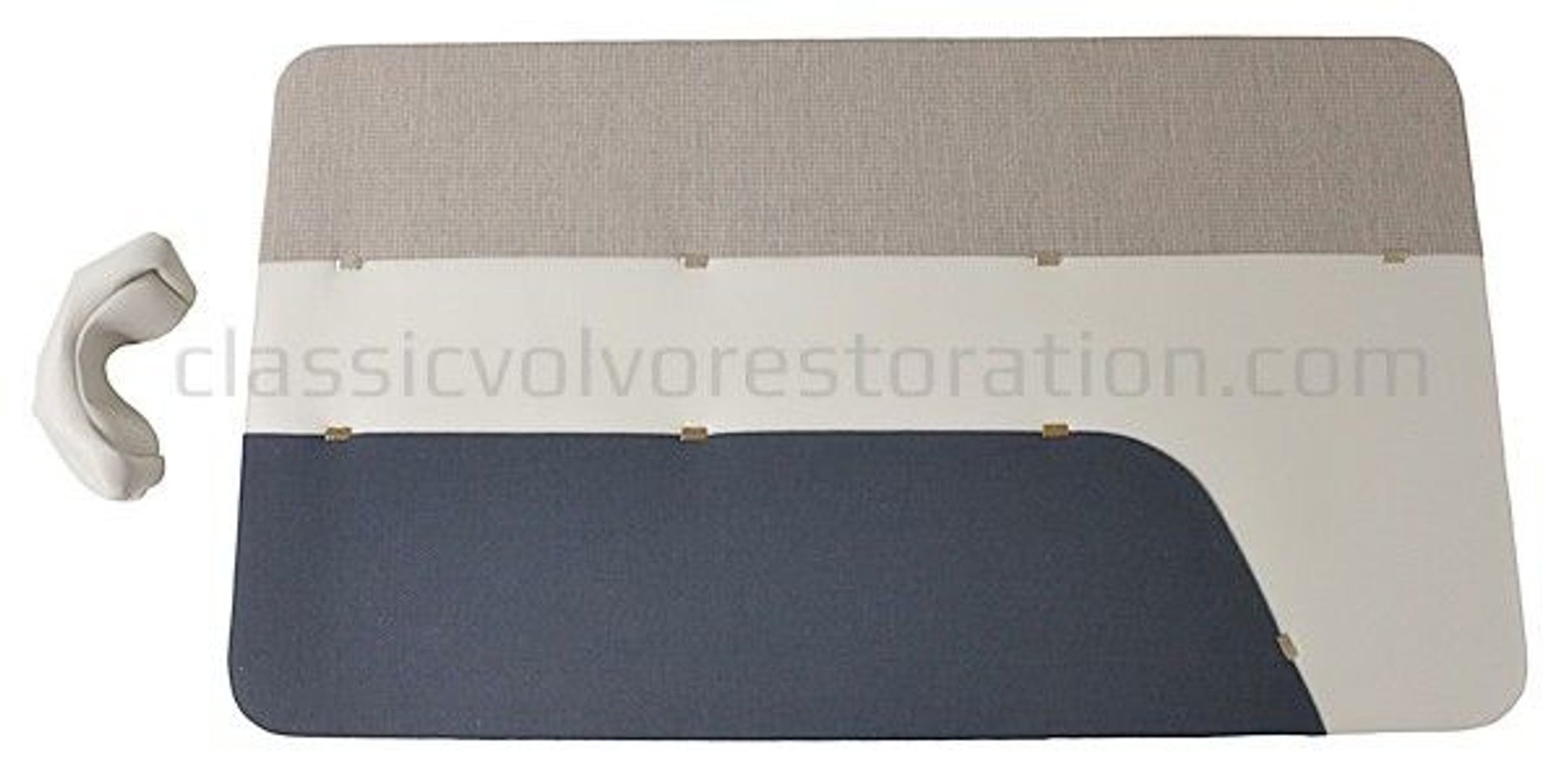 Dörrpaneler till Volvo PV444LS 1957-58, blå/gråbeige