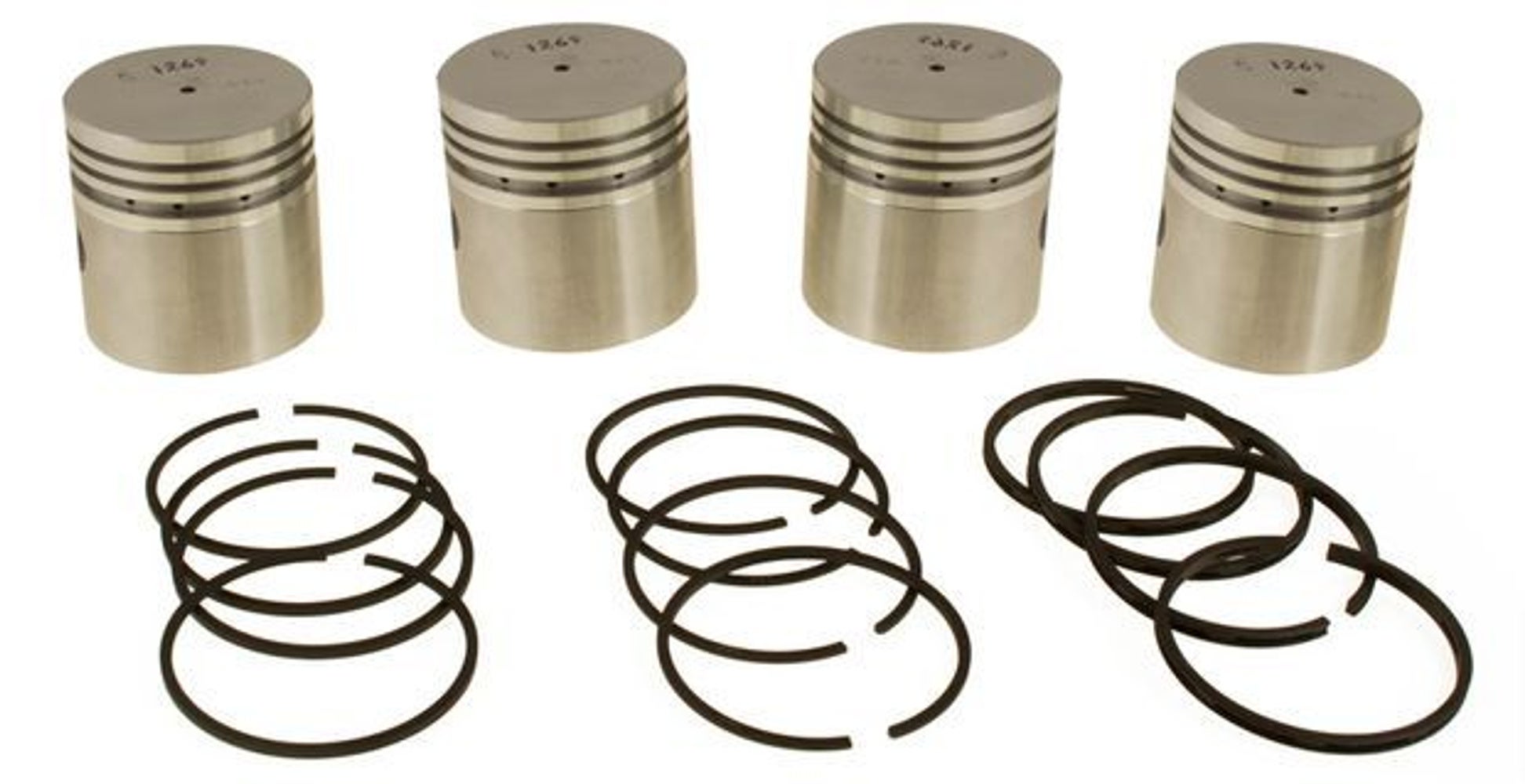 Kolvkit med ringar till Volvo B4B, 0,030"