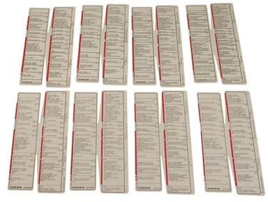 Dekalsats säkringar till Volvo 740, 940 1988-92