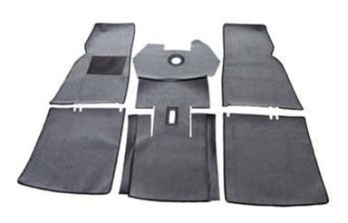 Mattsats till Volvo PV544, grå textil