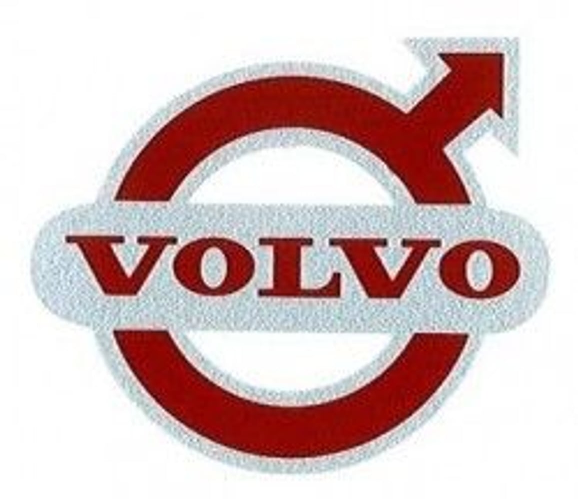Dekal Volvo röd-silver — bild 1 av 2
