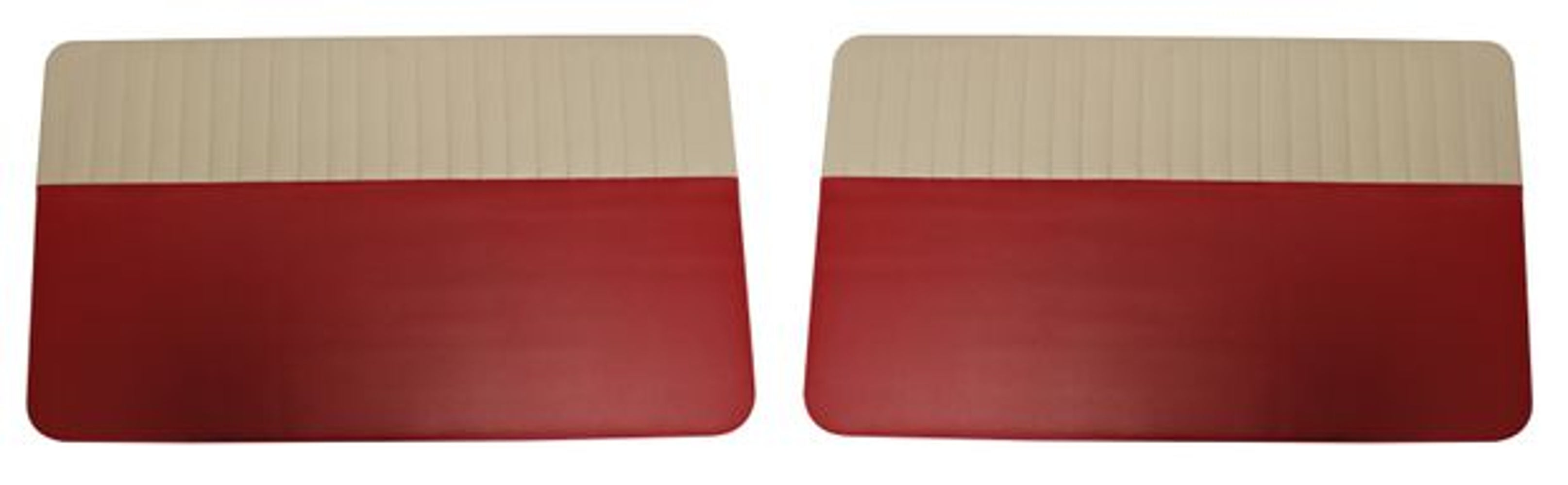Dörrpaneler till Volvo PV544A 1958-60, US röd/beige