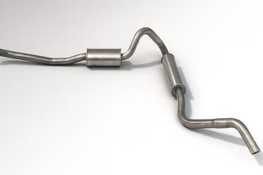 Avgassystem 140 2,5" Halvsats
