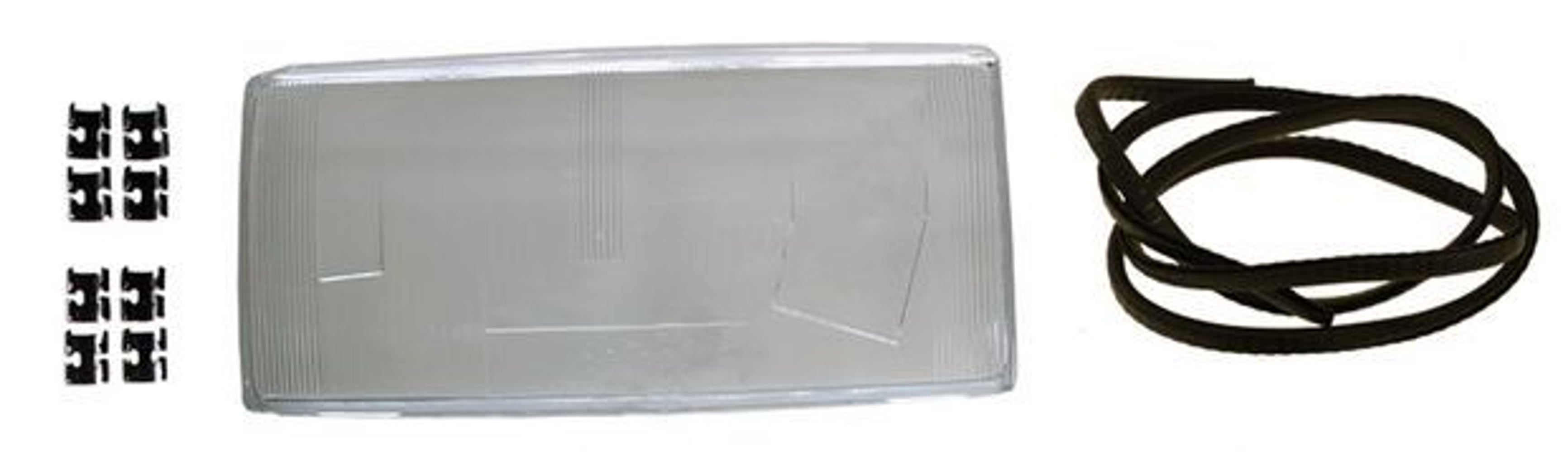 Glas Strålkastare till Volvo 740, 760, 1982-89, höger