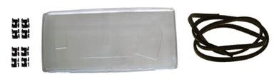 Glas Strålkastare till Volvo 740, 760, 1982-89, höger