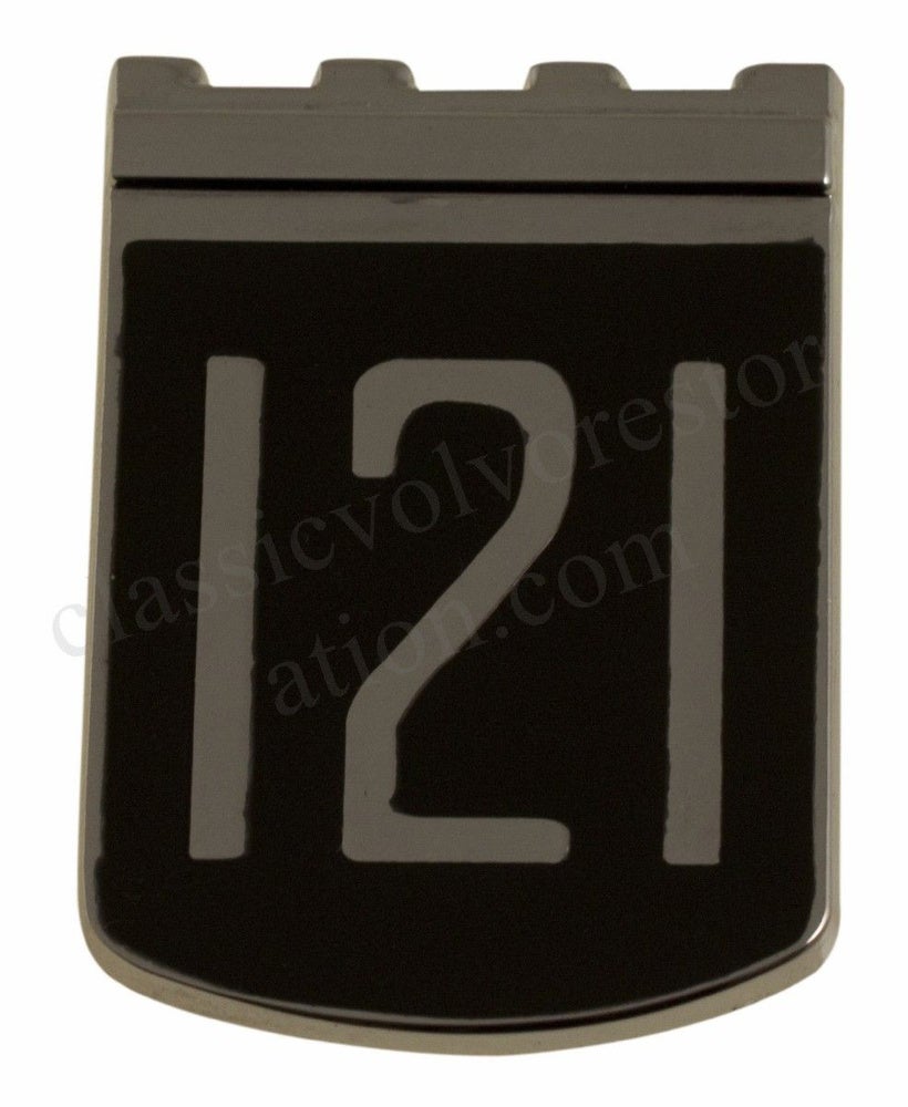 Emblem "121" till Volvo Amazon 1965-70