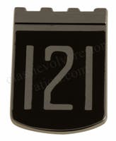 Emblem "121" till Volvo Amazon 1965-70 — bild 1 av 2