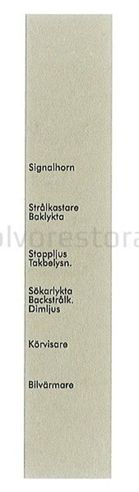 Dekal Säkringshållare papper — bild 2 av 2