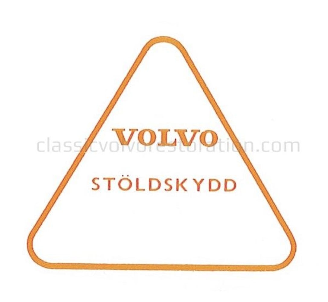 Dekal Stöldskydd — bild 2 av 2