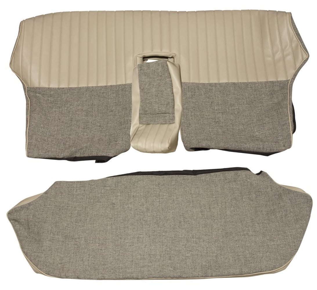 Klädsel baksäte till Volvo Amazon 4d 1959-60 grå/beige — bild 1 av 2