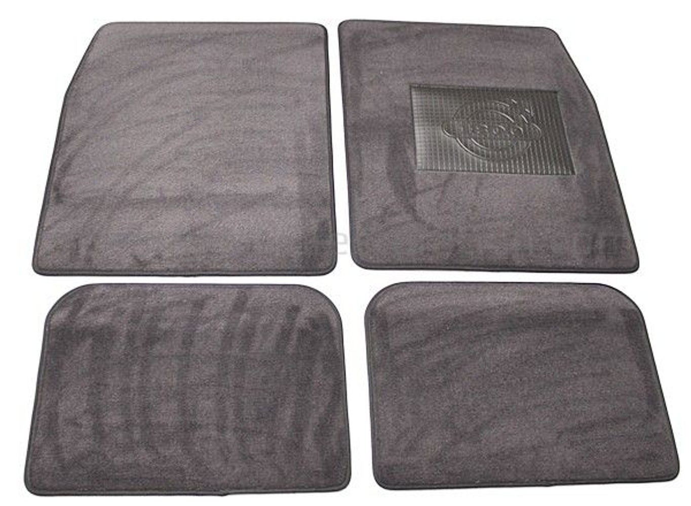 Mattsats Tillbehör till Volvo 1800S, grå textil (högerstyrd)