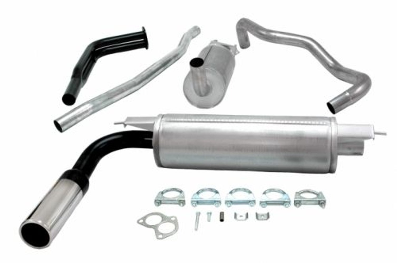 Avgassystem till Volvo 240, 1976-88, 2" sport utan katalysator