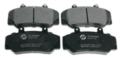 Bromsbelägg fram till Volvo 740, 760, 780, 940, 960