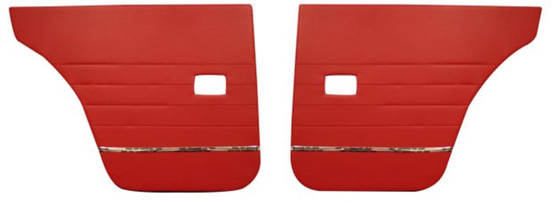Dörrpaneler bak till Volvo Amazon 4d, Amazon Kombi, 1962-63, röd — bild 2 av 2