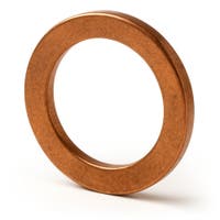 Kopparbricka 13,3x18,7x1,25 mm till Volvo PV444, PV544, Duett, Amazon, Amazon Kombi — bild 1 av 2
