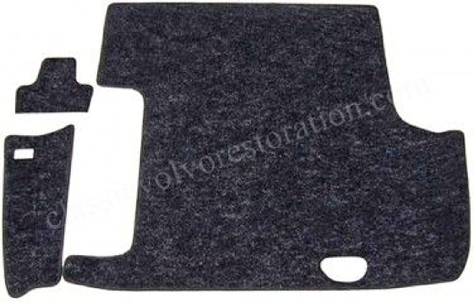 Matta bagage till Volvo Amazon, svart textil