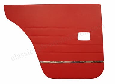 Dörrpaneler bak till Volvo Amazon 4d, Amazon Kombi, 1962-63, röd
