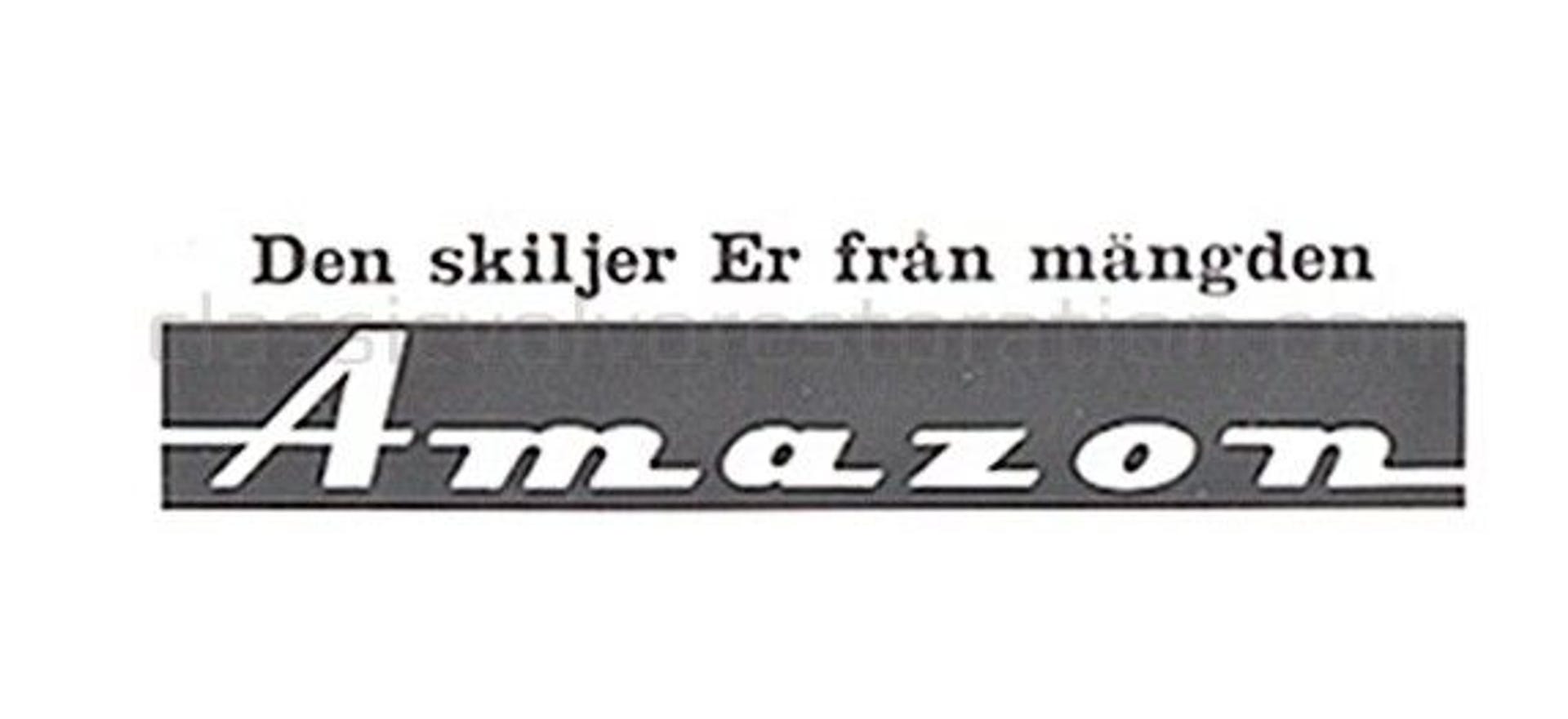 Dekal "Den skiljer er från..." till Volvo Amazon — bild 2 av 2